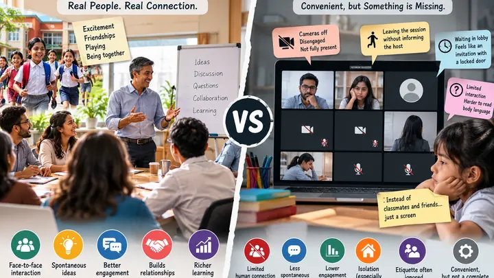 in person vs virtual